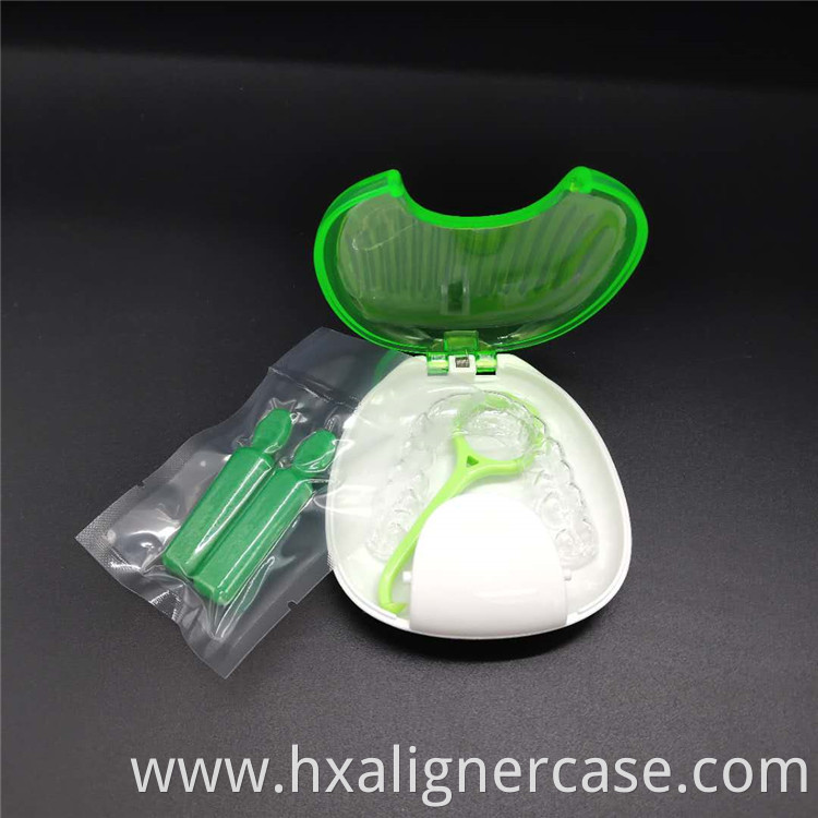 Plastic Ortho Retainer Aligner Storage Tray Denture Box